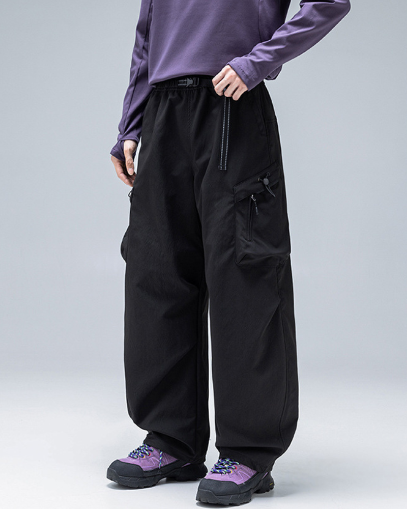 Outdoor Unisex Water-Repellent Curved Hiking Cargo Pants