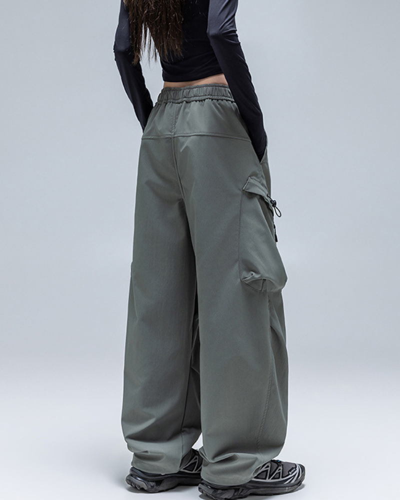 Outdoor Unisex Water-Repellent Curved Hiking Cargo Pants