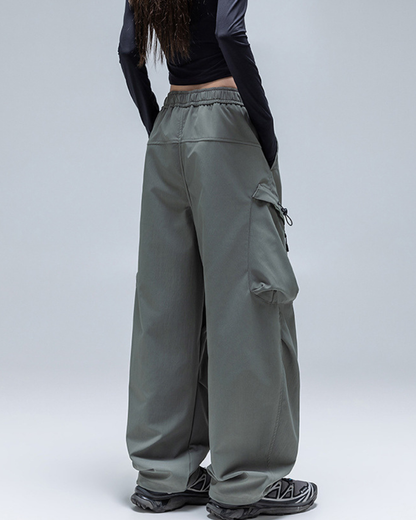 Outdoor Unisex Water-Repellent Curved Hiking Cargo Pants