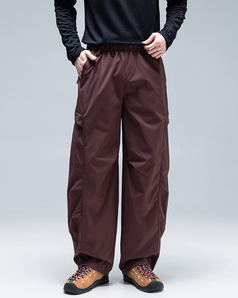 Outdoor Unisex Water-Repellent Curved Leg Hiking Pants