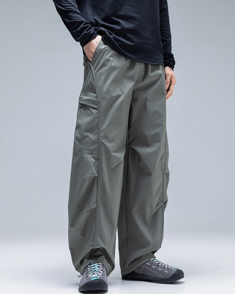 Outdoor Unisex Water-Repellent Curved Leg Hiking Pants