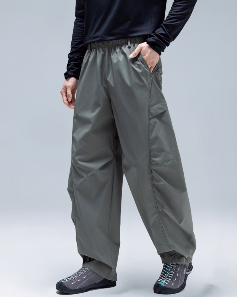Outdoor Unisex Water-Repellent Curved Leg Hiking Pants