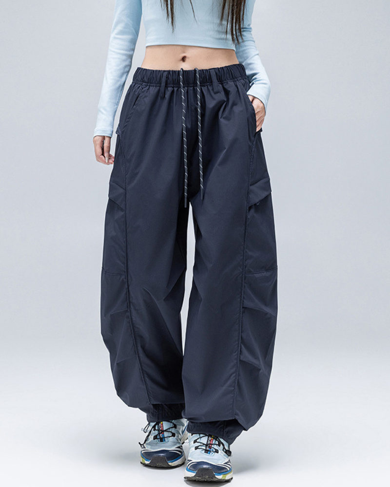 Outdoor Unisex Water-Repellent Curved Leg Hiking Pants