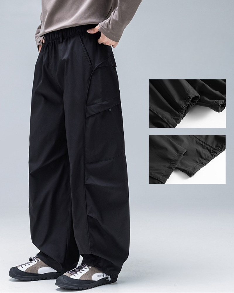 Outdoor Unisex Water-Repellent Curved Leg Hiking Pants
