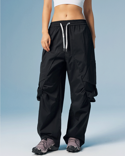 Outdoor Unisex Water-Repellent Curved Hiking Cargo Pants