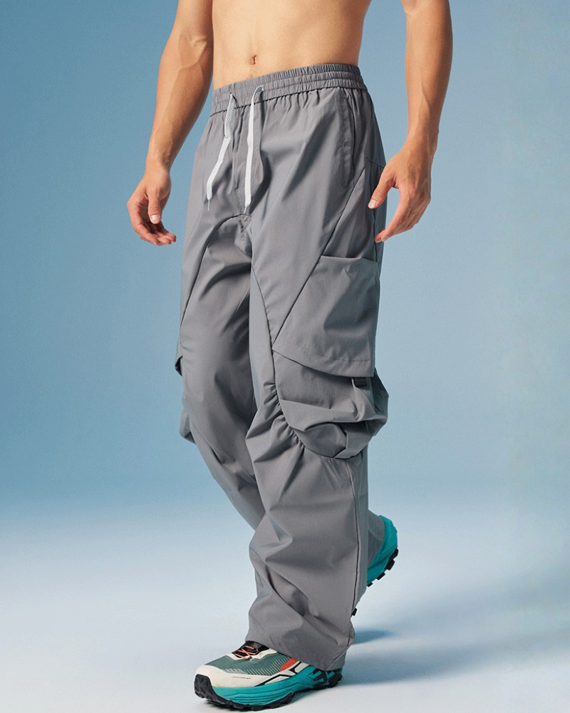 Outdoor Unisex Water-Repellent Curved Hiking Cargo Pants
