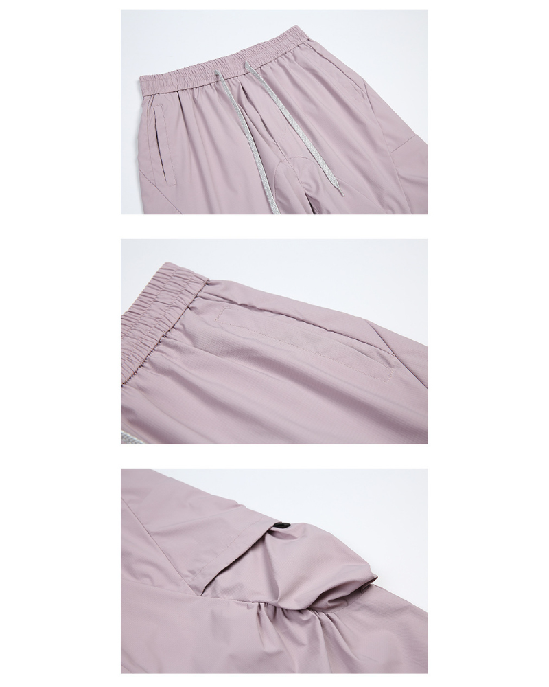 Outdoor Unisex Water-Repellent Curved Hiking Cargo Pants
