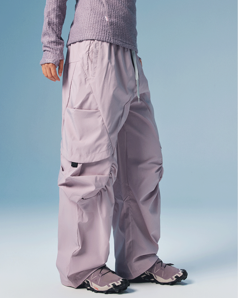 Outdoor Unisex Water-Repellent Curved Hiking Cargo Pants