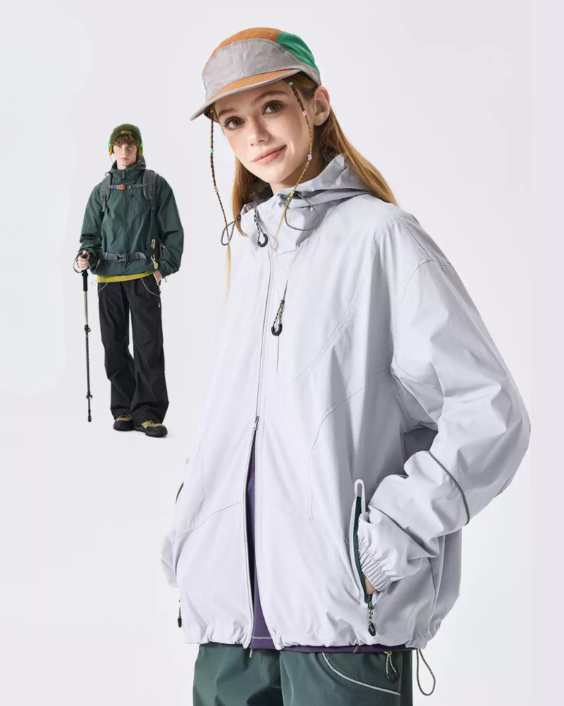 Outdoor Waterproof Mountaineering Hiking Utility Jacket