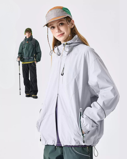 Outdoor Waterproof Mountaineering Hiking Utility Jacket