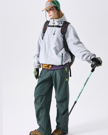 Outdoor Waterproof Mountaineering Hiking Utility Jacket