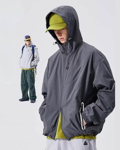 Outdoor Waterproof Mountaineering Hiking Utility Jacket