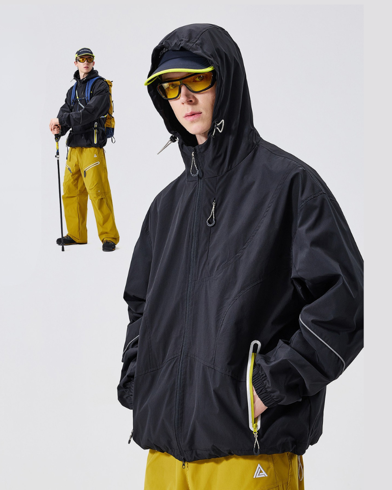 Outdoor Waterproof Mountaineering Hiking Utility Jacket