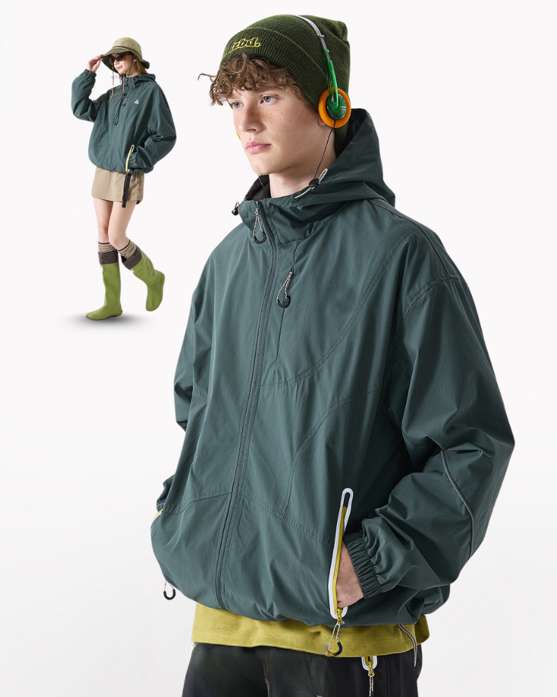 Outdoor Waterproof Mountaineering Hiking Utility Jacket