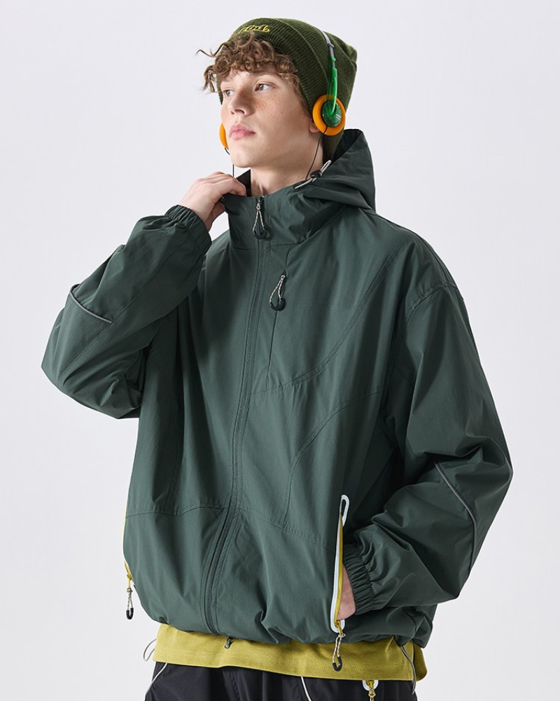 Outdoor Waterproof Mountaineering Hiking Utility Jacket