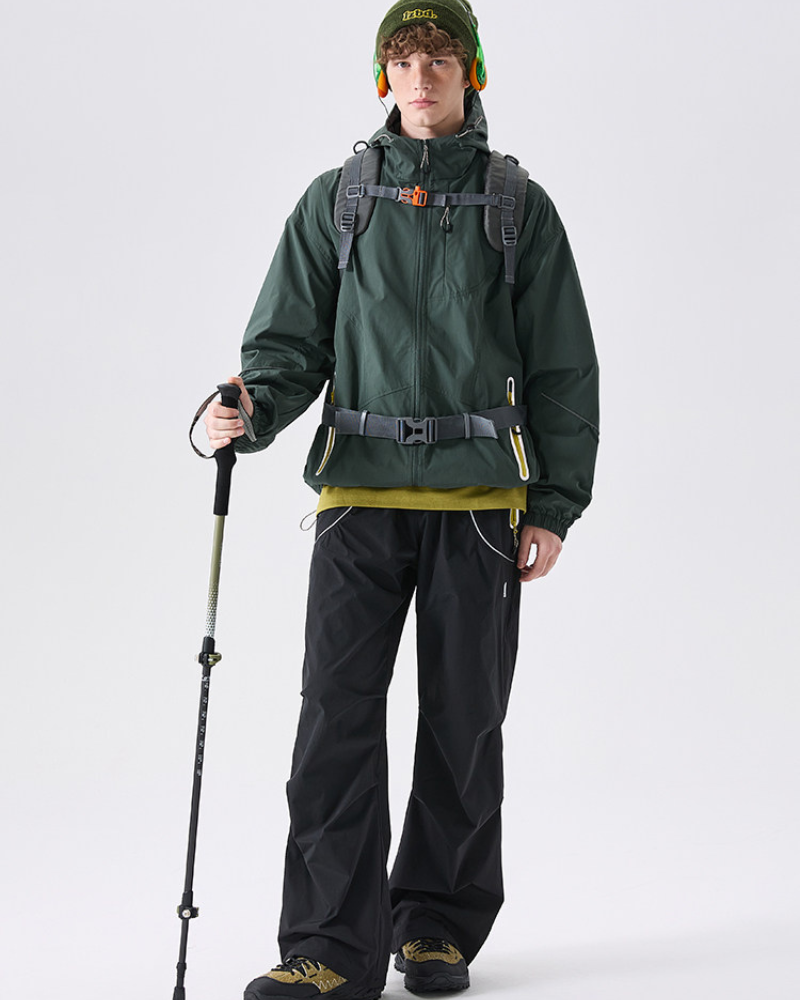 Outdoor Waterproof Mountaineering Hiking Utility Jacket