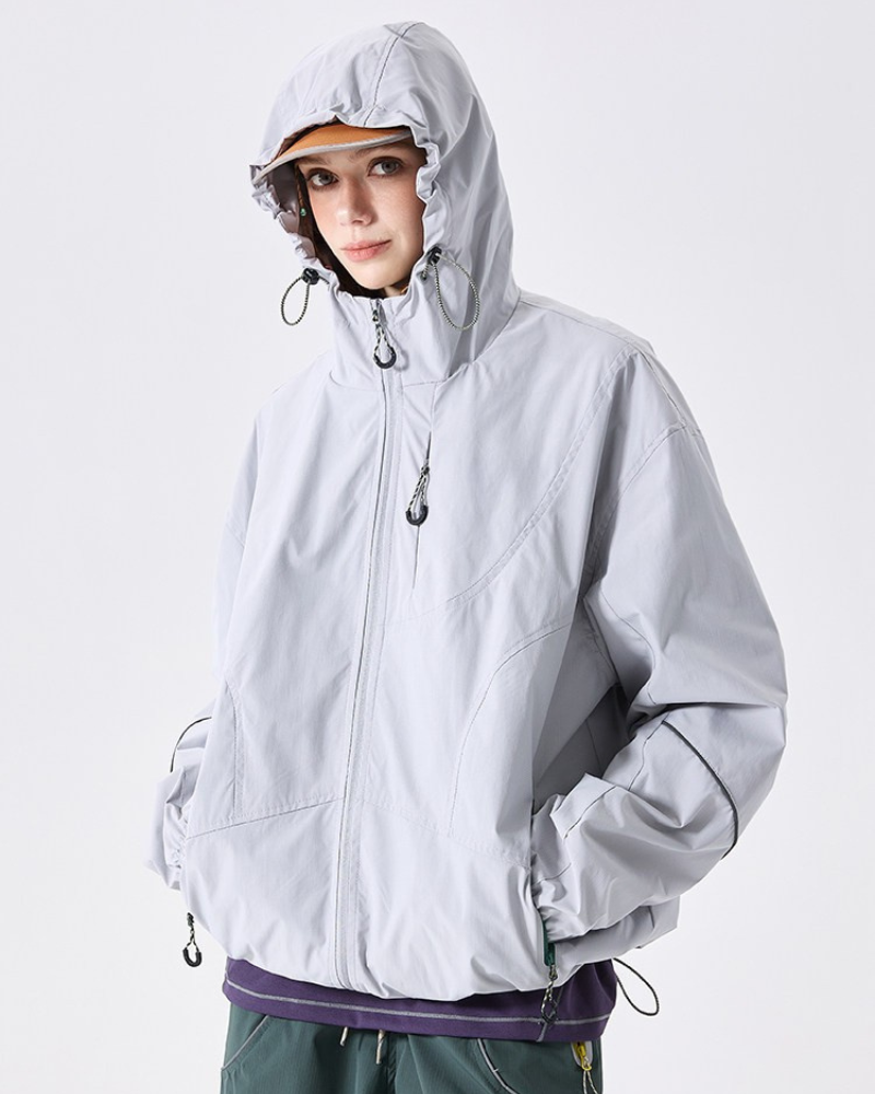 Outdoor Waterproof Mountaineering Hiking Utility Jacket