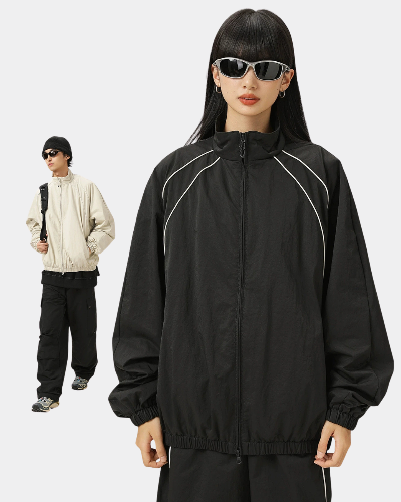 Outdoor Windproof Sports Couples Loose-Fitting Jacket