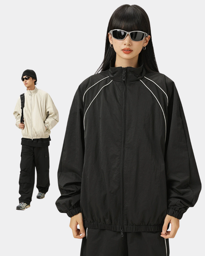 Outdoor Windproof Sports Couples Loose-Fitting Jacket