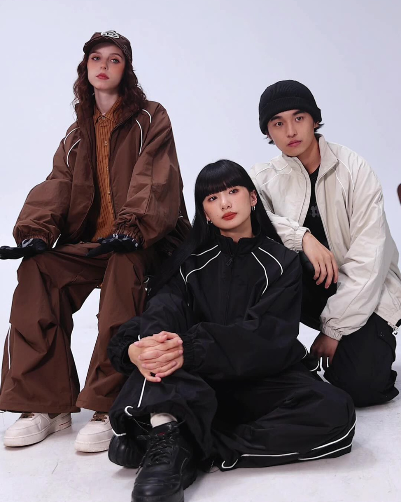 Outdoor Windproof Sports Couples Loose-Fitting Jacket