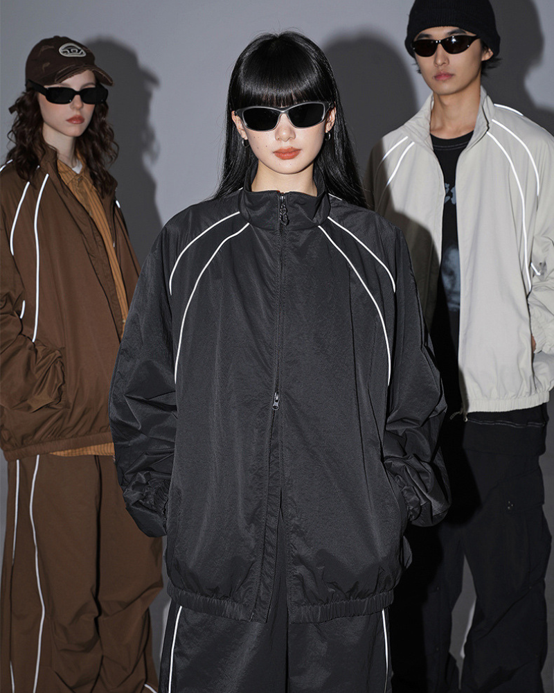 Outdoor Windproof Sports Couples Loose-Fitting Jacket