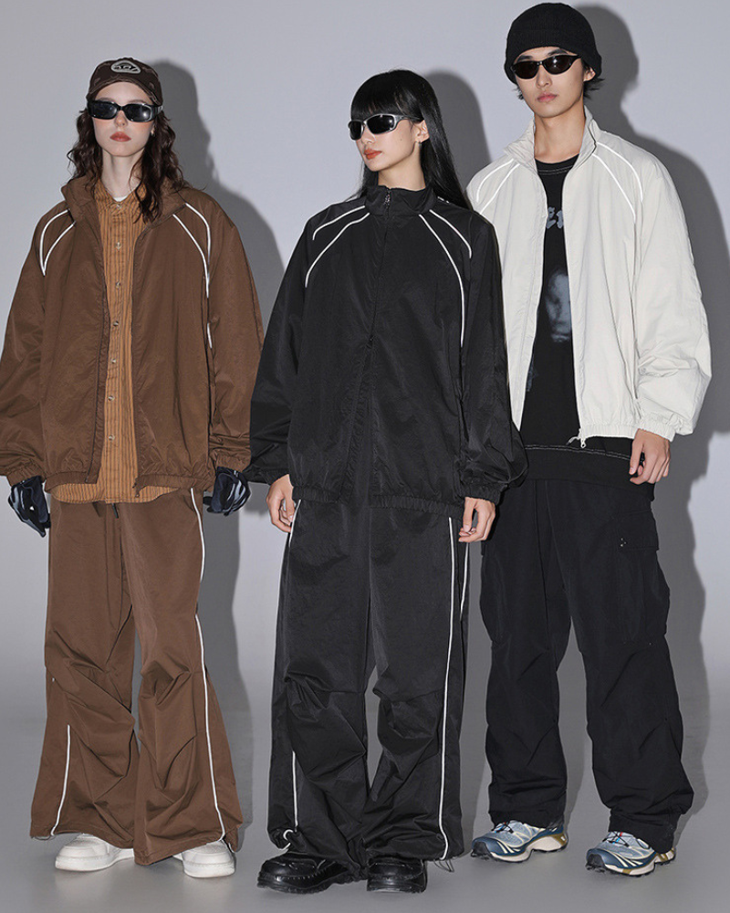 Outdoor Windproof Sports Couples Loose-Fitting Jacket