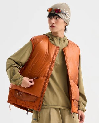 Outdoor Winter Warm White Duck Down Vest