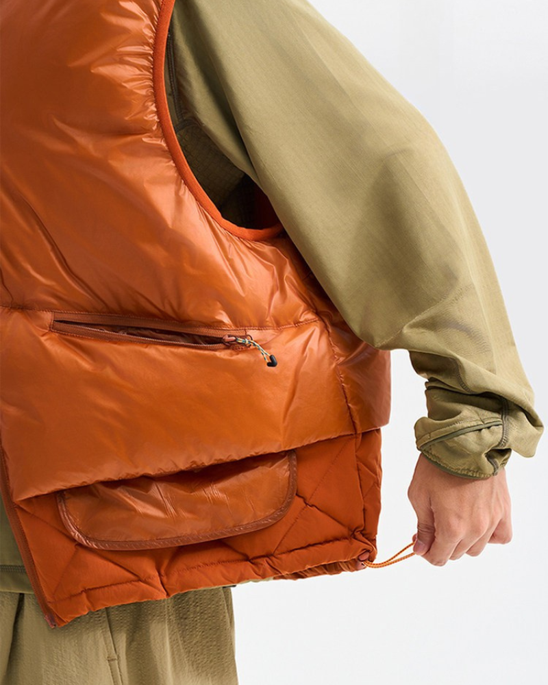 Outdoor Winter Warm White Duck Down Vest