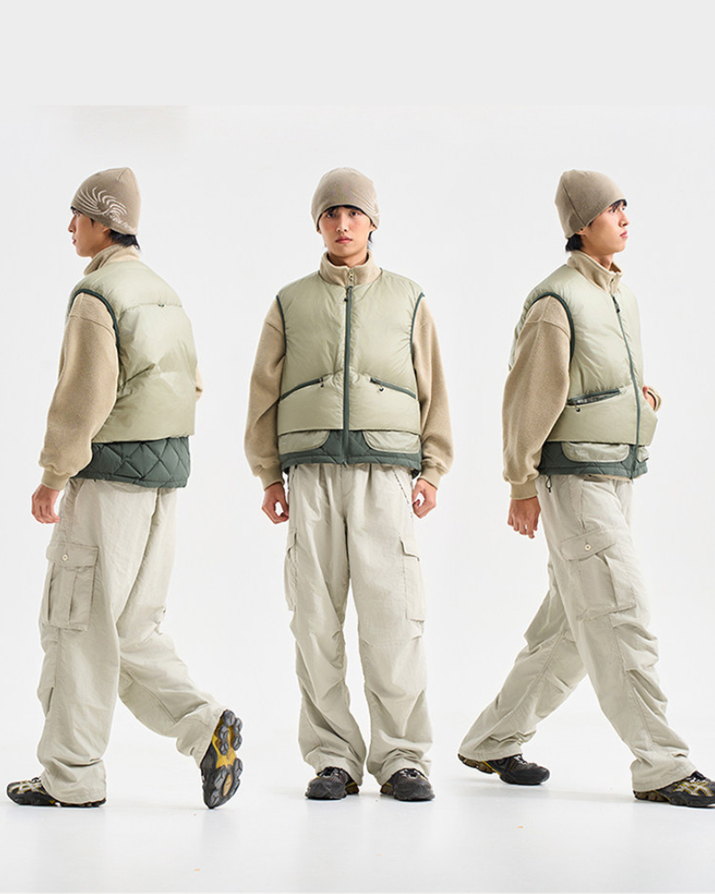 Outdoor Winter Warm White Duck Down Vest
