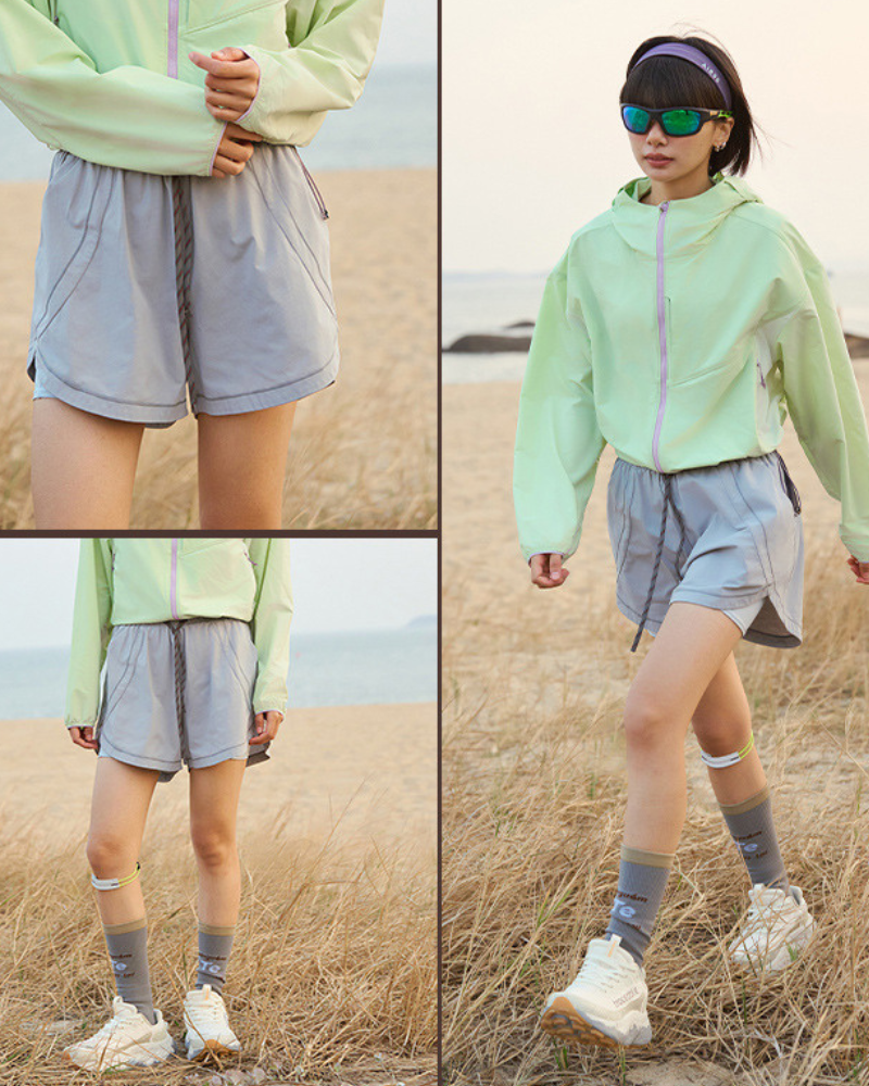 Outdoor Women Reflective Breathable Sports Hiking Shorts