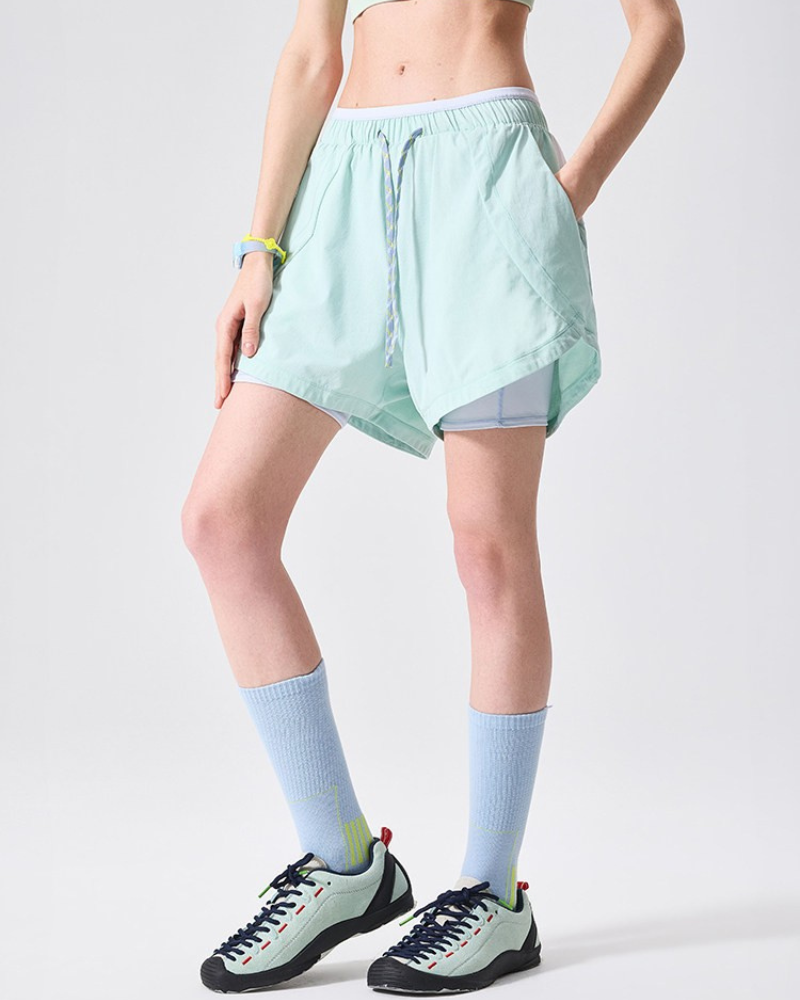 Outdoor Women Reflective Breathable Sports Hiking Shorts