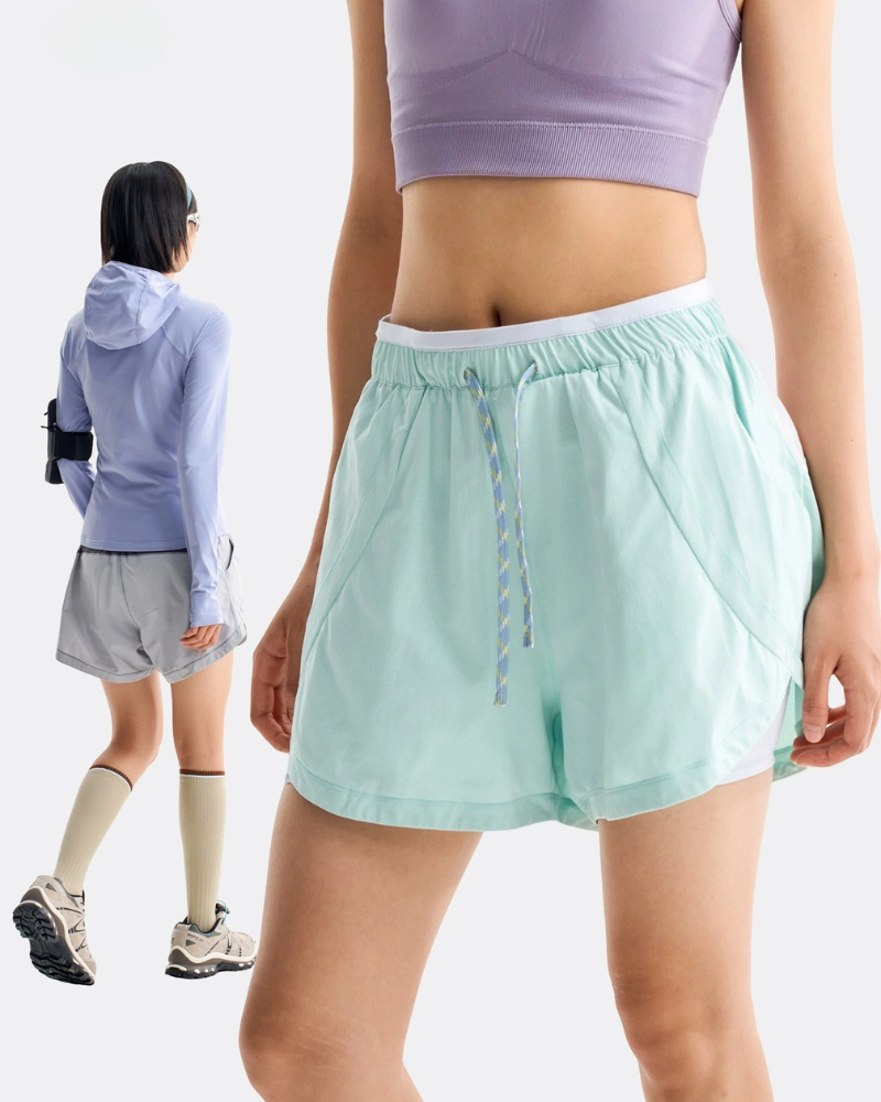 Outdoor Women Reflective Breathable Sports Hiking Shorts