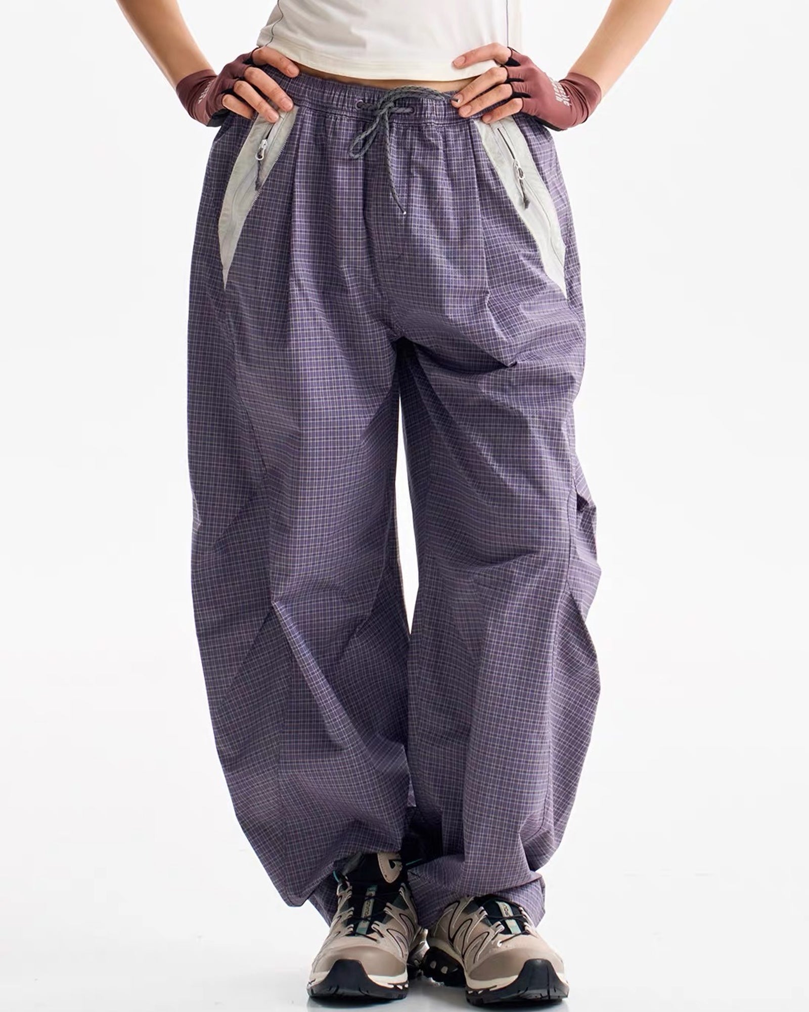 Outdoor Active Unisex Curved Leg Hiking Cargo Pants