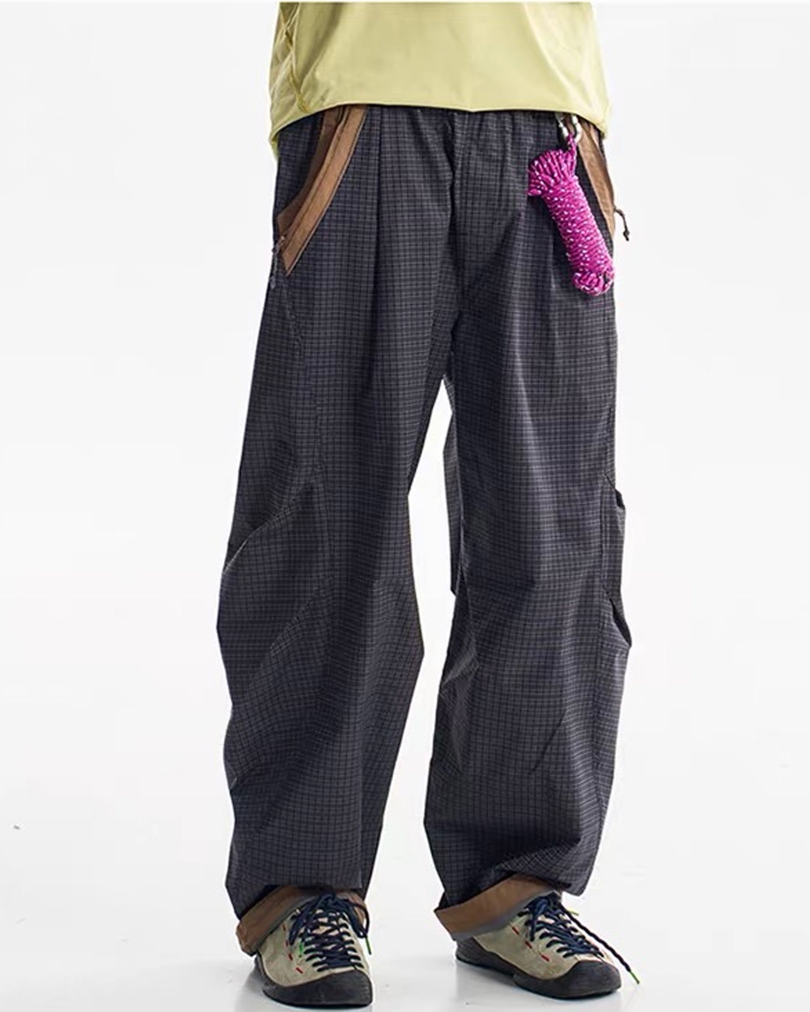 Outdoor Active Unisex Curved Leg Hiking Cargo Pants