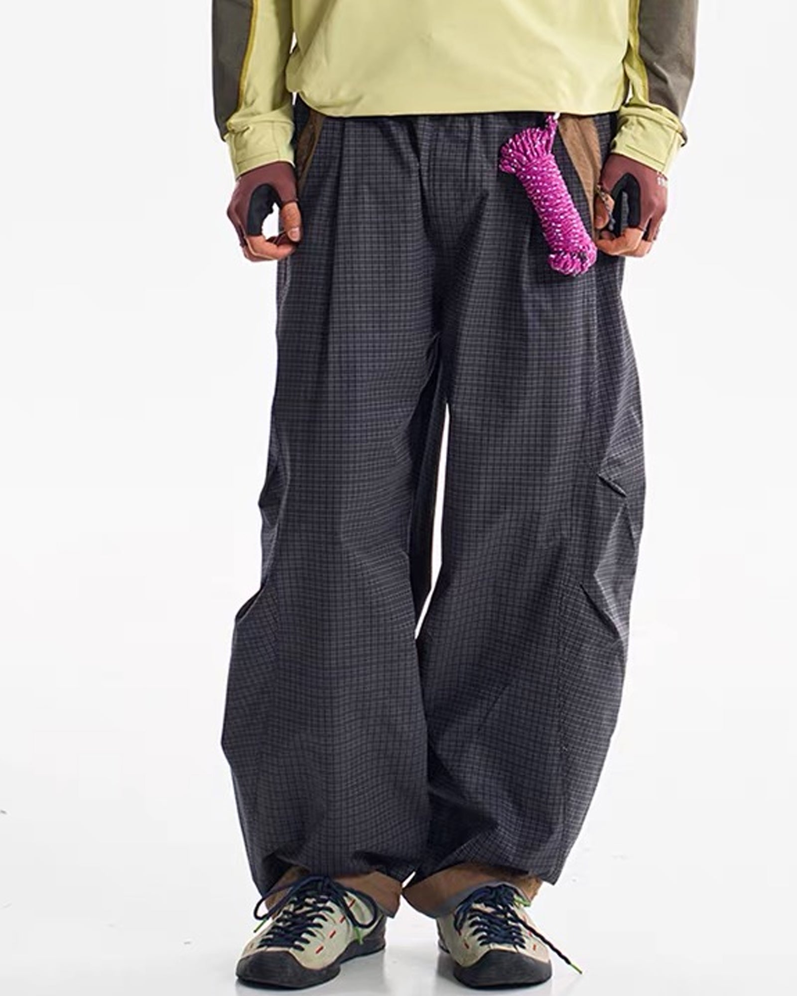 Outdoor Active Unisex Curved Leg Hiking Cargo Pants