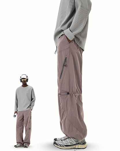 Outdoor Functional Unisex Straight-Leg Cargo Hiking Pants