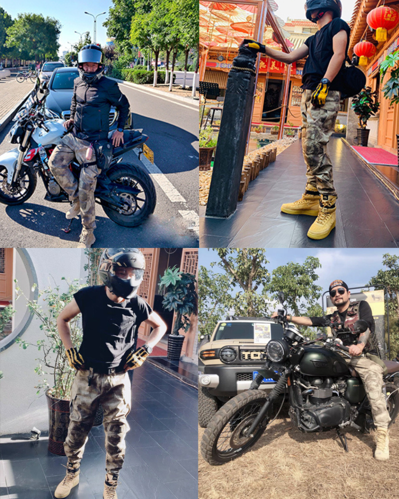 Outdoor Riding Knee Pads Tactical Cargo Pants