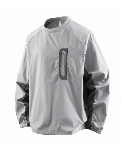 Outdoor Unisex Water-Resistant Technical Pullover Sweatshirt