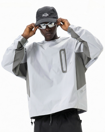 Outdoor Unisex Water-Resistant Technical Pullover Sweatshirt