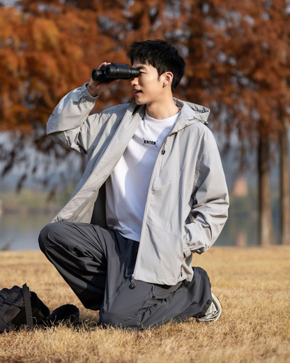 Outdoor Waterproof Mountaineering Hiking Utility Jacket