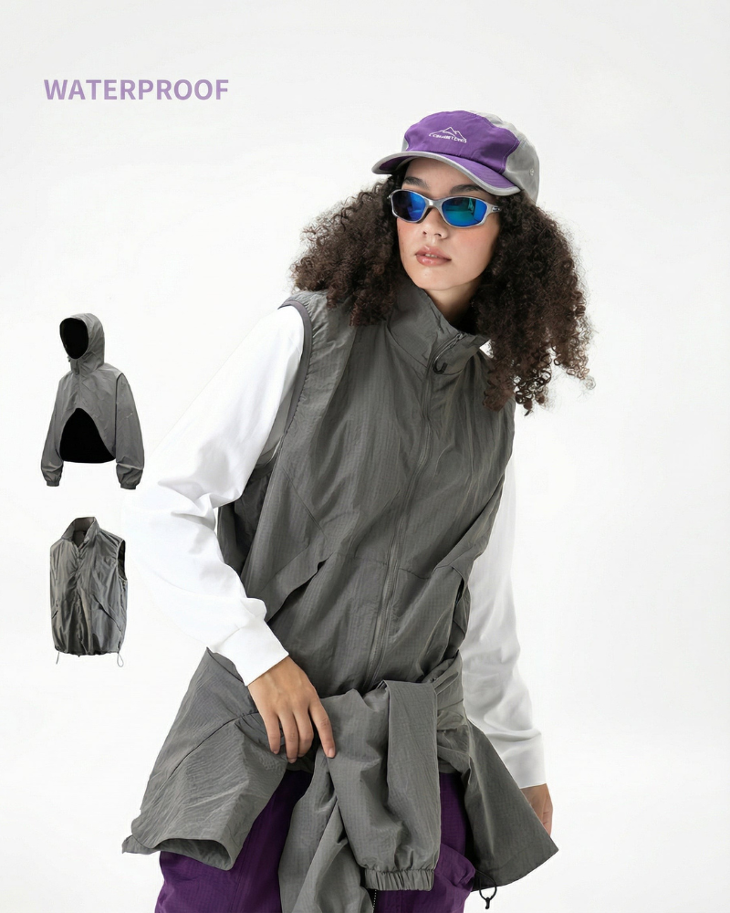 Outdoor Water-Repellent 2-in-1 Modular Jacket