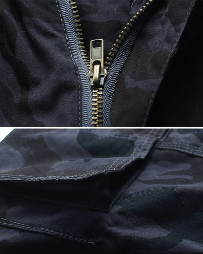 Oversize Long Camo Cargo Shorts