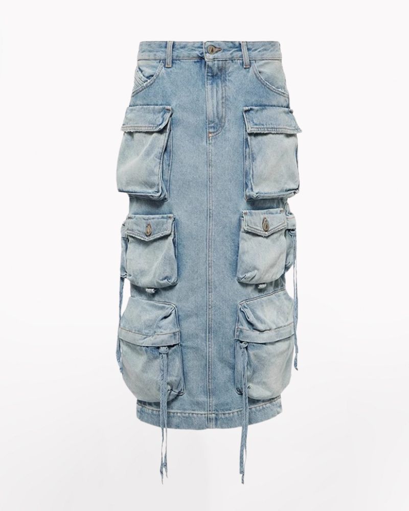 denim cargo skirt,denim long skirt,cargo skirt,black cargo skirt,cargo maxi skirt,cargo skirt long,long cargo skirt,cargo skirt outfit,,a line skirt,techwear outfits,techwear fashion,casual techwear,techwear girls,techwear skirt,techwear women