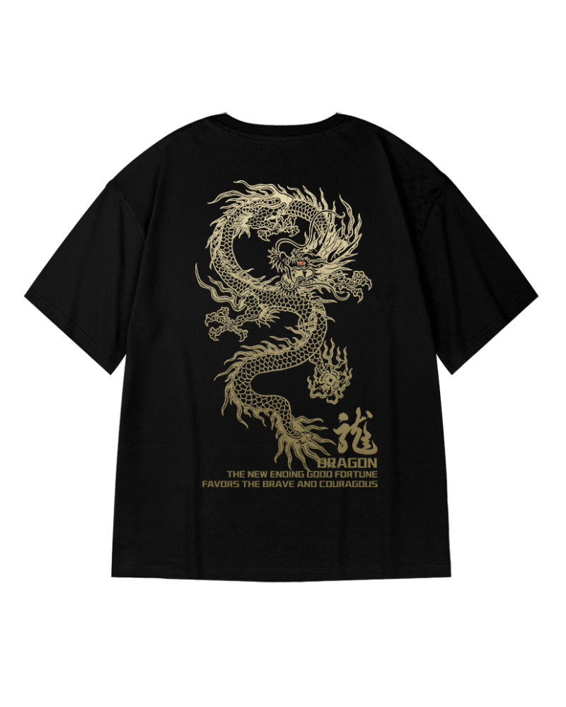 Oversize Streetwear Dragon T-Shirt