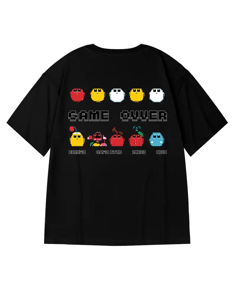 Oversize Streetwear Game Over T-Shirt