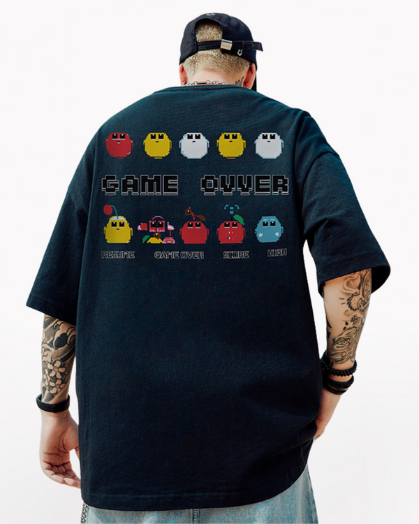 Oversize Streetwear Game Over T-Shirt