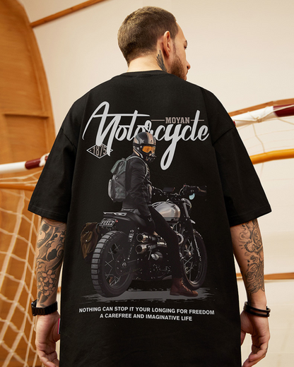 Oversize Streetwear Motorcycle Rider T-Shirt