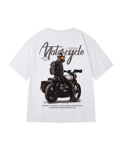 Oversize Streetwear Motorcycle Rider T-Shirt