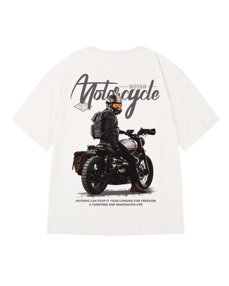 Oversize Streetwear Motorcycle Rider T-Shirt
