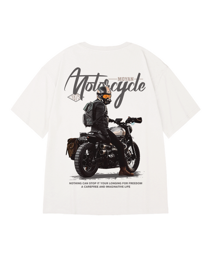 Oversize Streetwear Motorcycle Rider T-Shirt